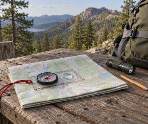 how to use a compass without a gps