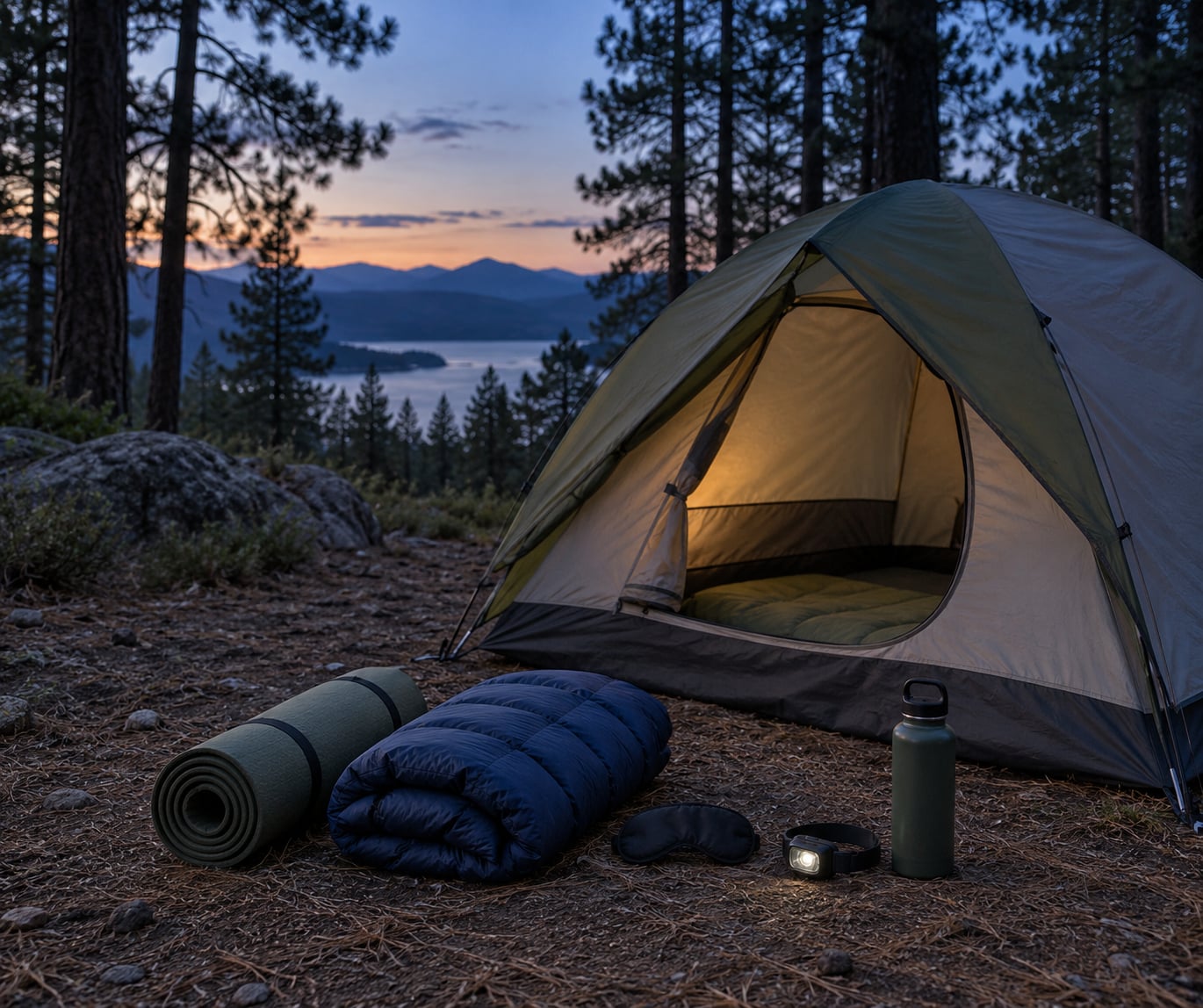 how to sleep better while camping