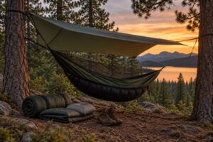 how to stay warm in a hammock