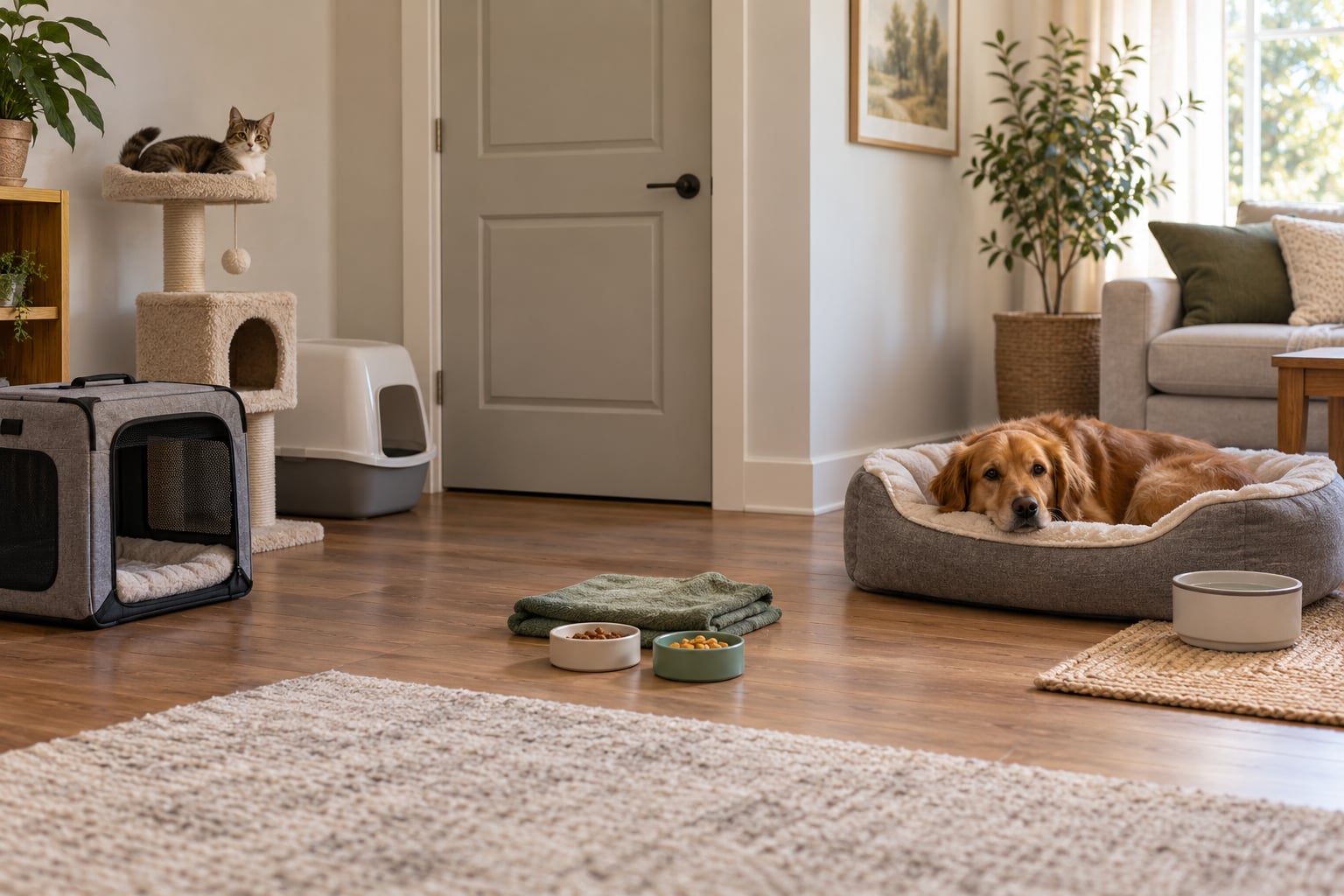 how to introduce a new cat to a dog