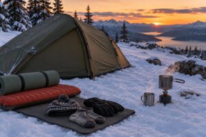 how to camp in cold weather without freezing