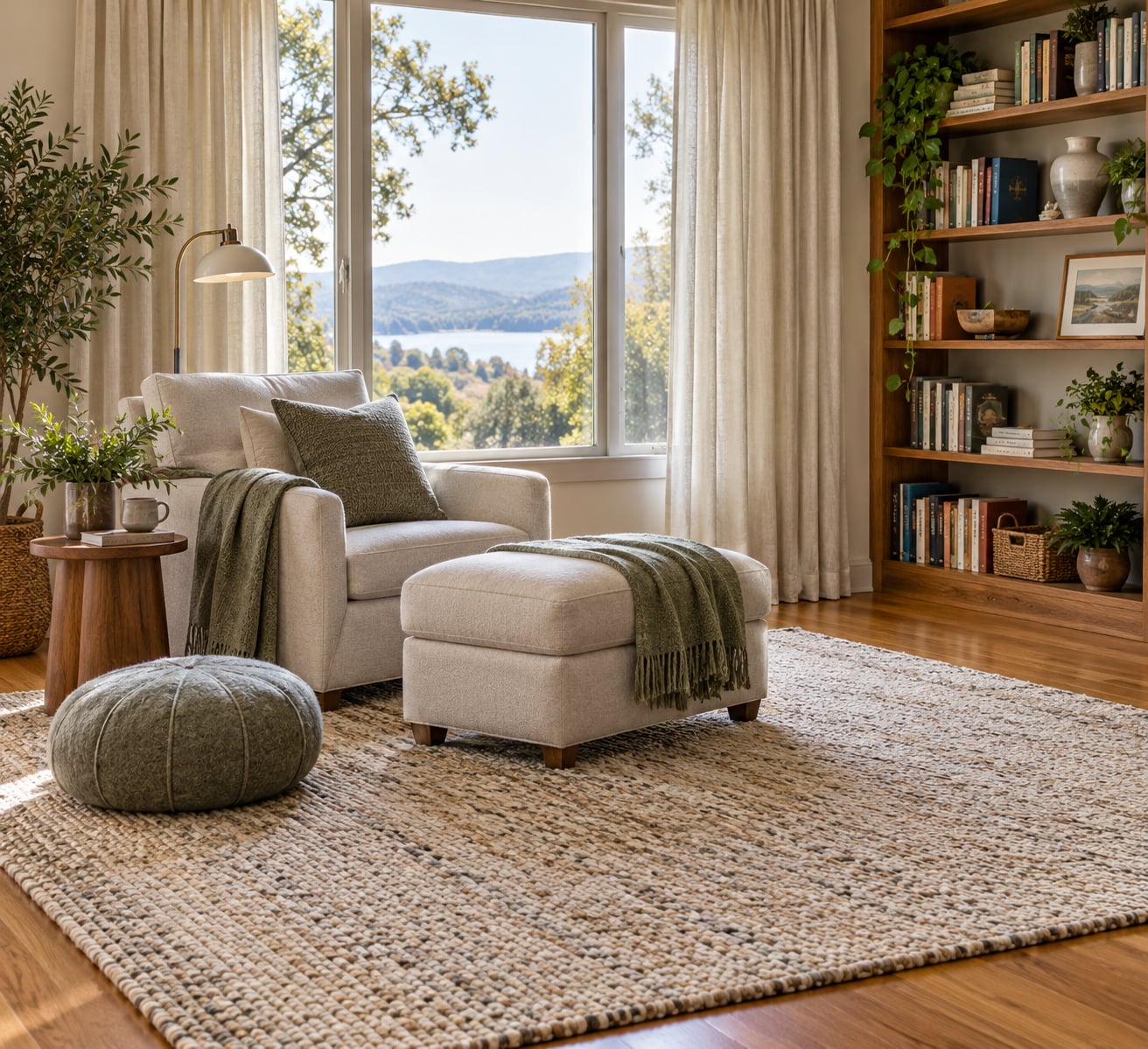 how to reduce echo in a room with hard floors