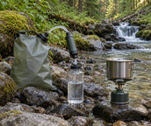 how to filter water while backpacking