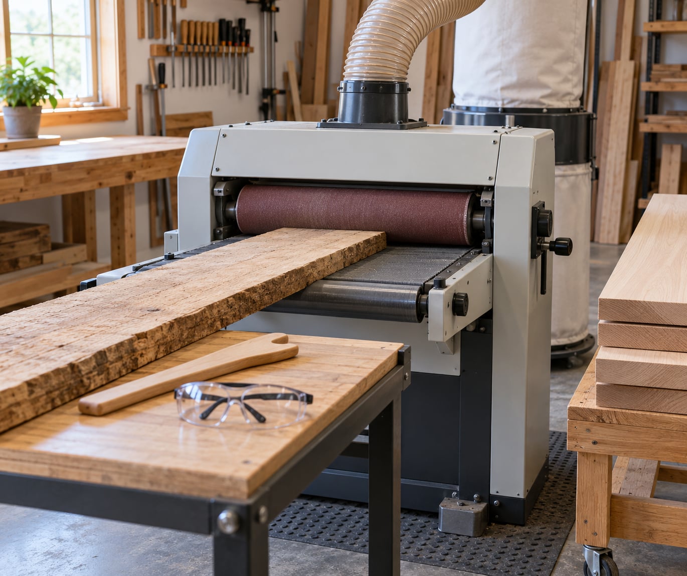 how to use a drum sander without ruining wood