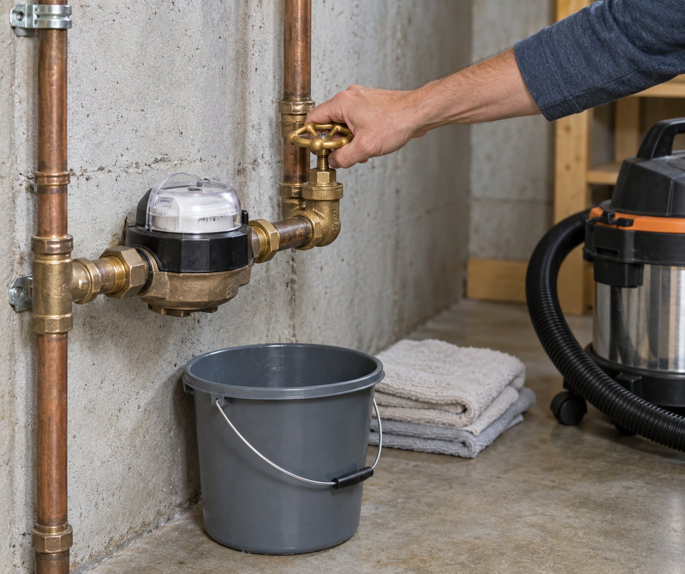 what to do if a pipe bursts