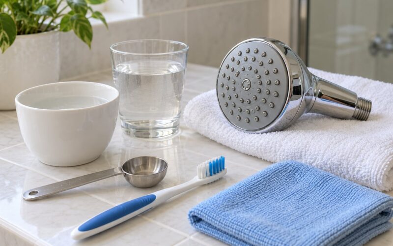 How to Clean a Showerhead with Vinegar Without Removing It 2026