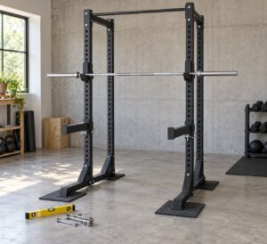 how to set up a squat rack safely