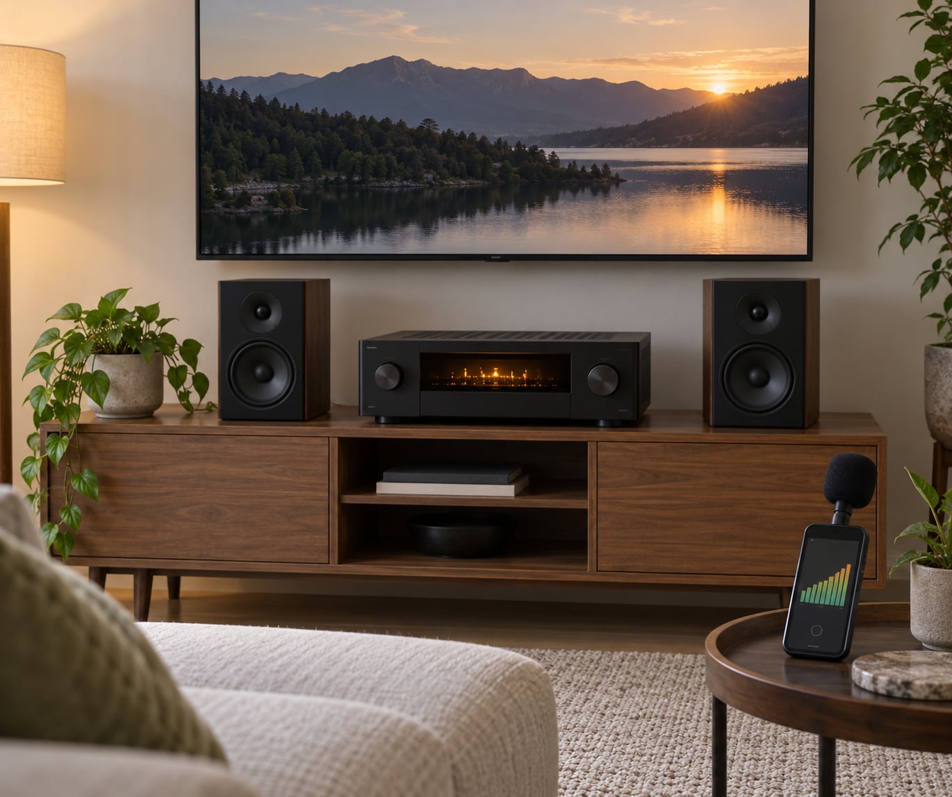 how to calibrate speakers for a home theater