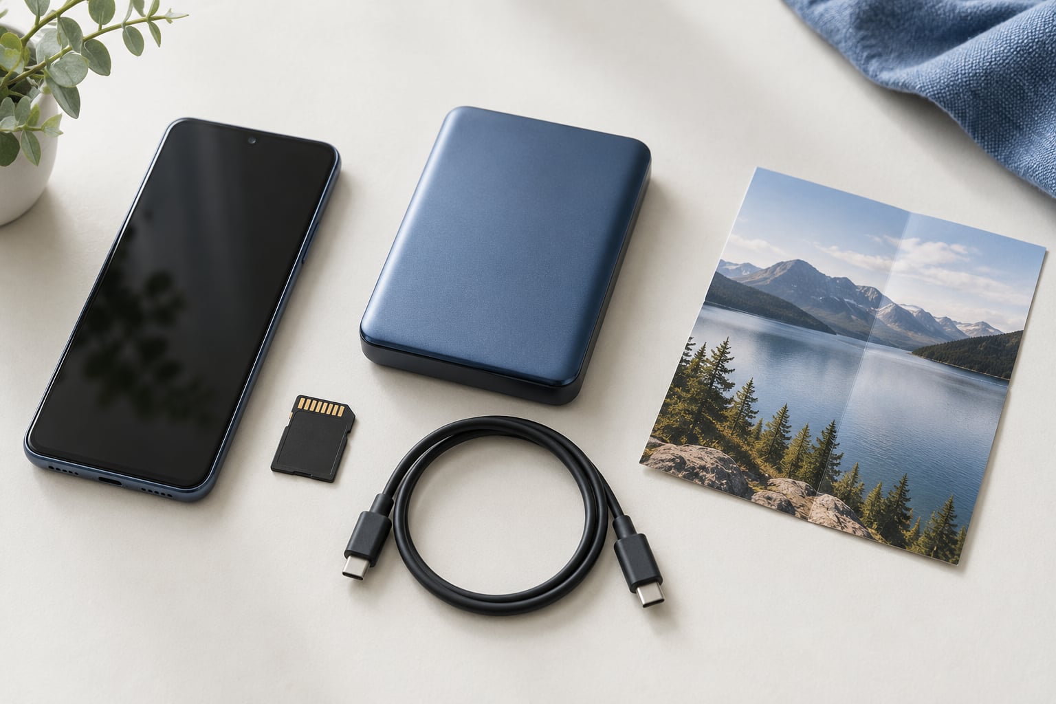 how to back up photos without a computer