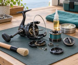 how to maintain a fishing reel