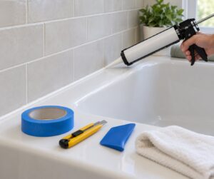 how to caulk a bathtub properly