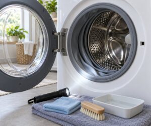 how to clean a washing machine drum