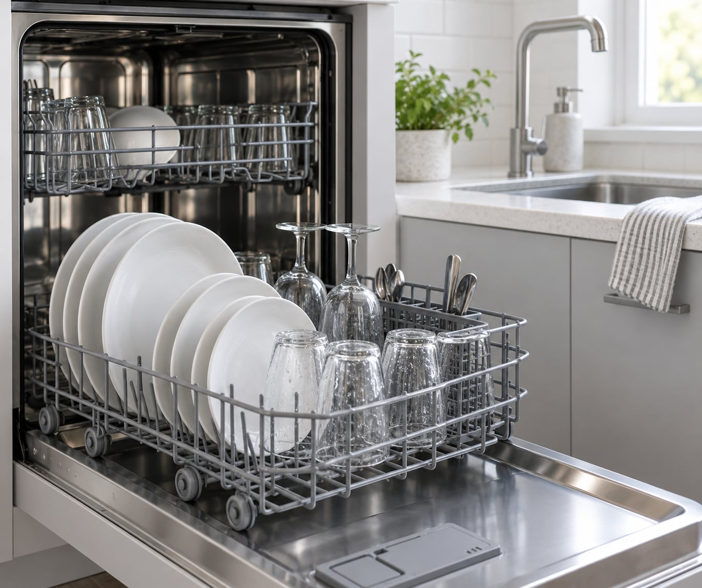 why does my dishwasher leave spots on dishes