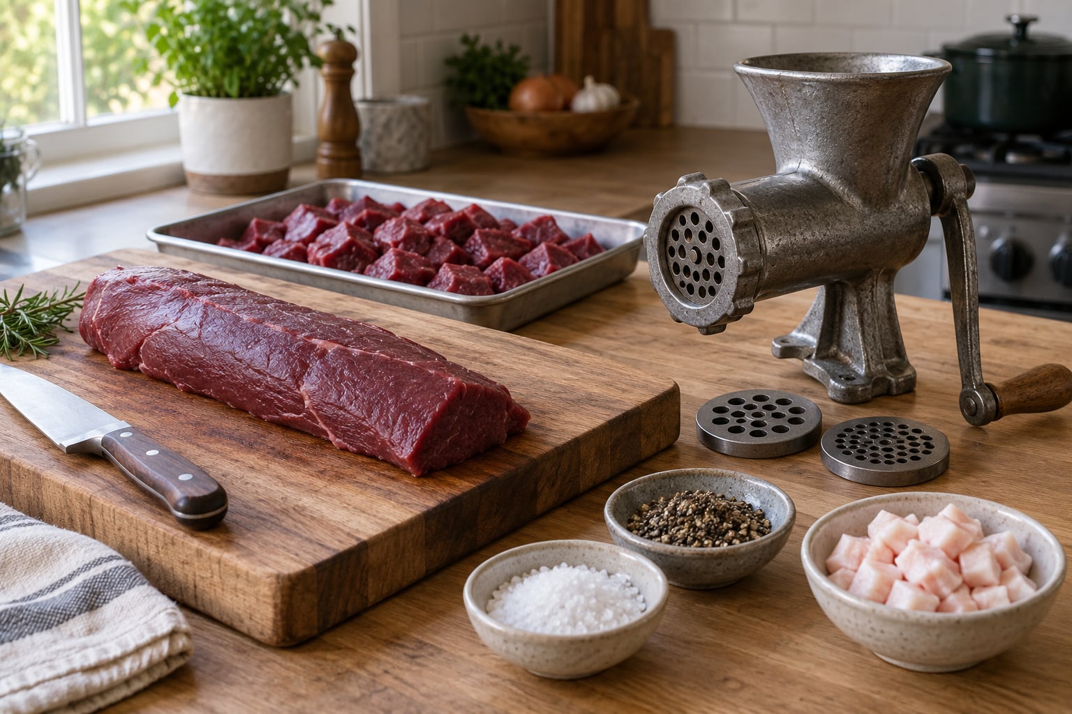 how to grind venison for sausage