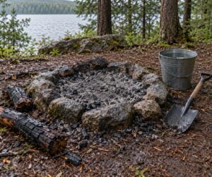 how to put out a campfire properly