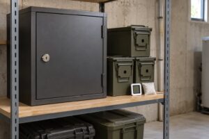 how to store ammunition safely at home