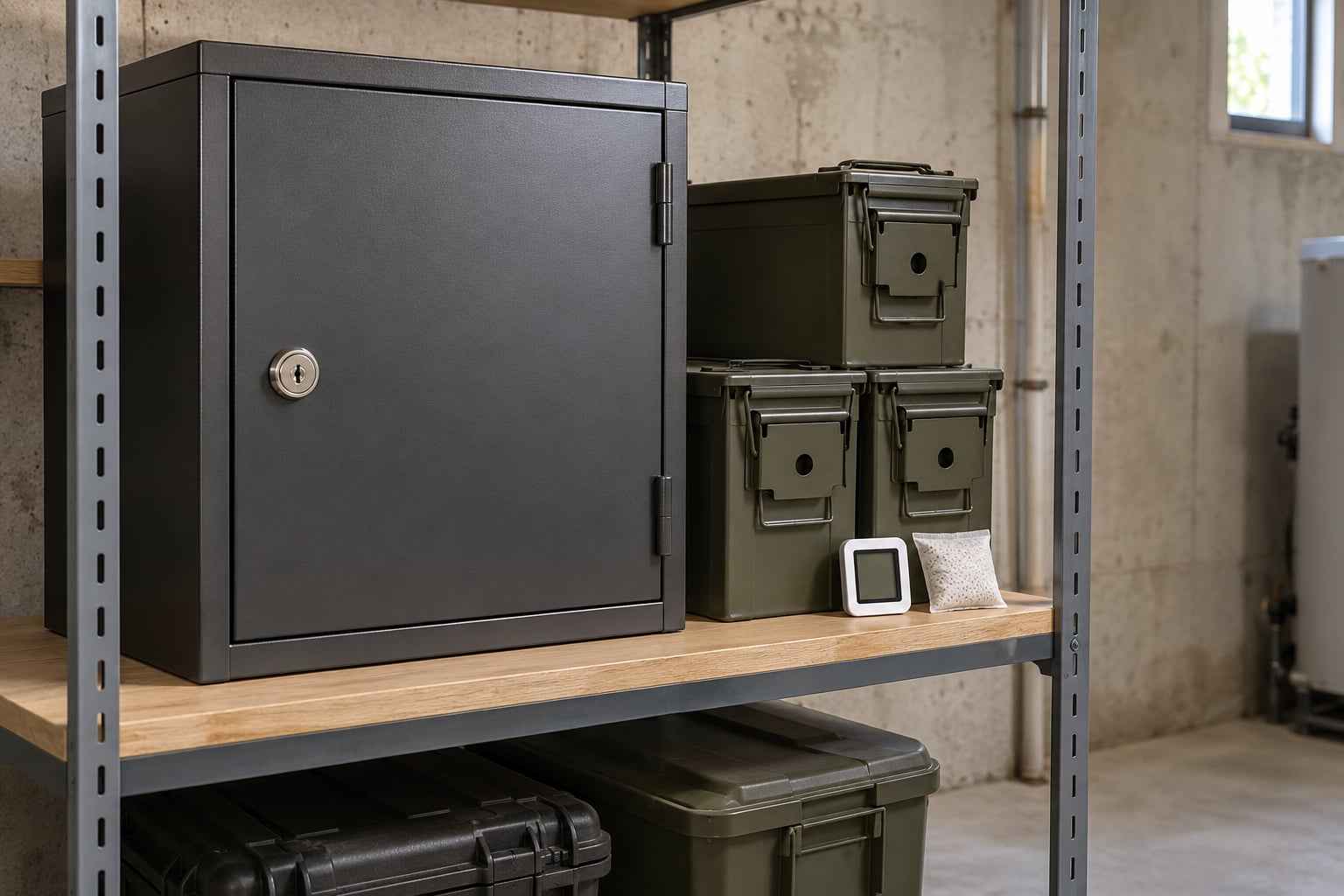 how to store ammunition safely at home