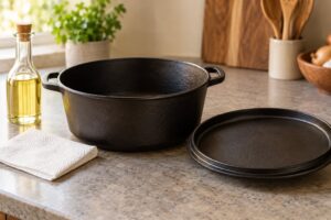 how to season a dutch oven
