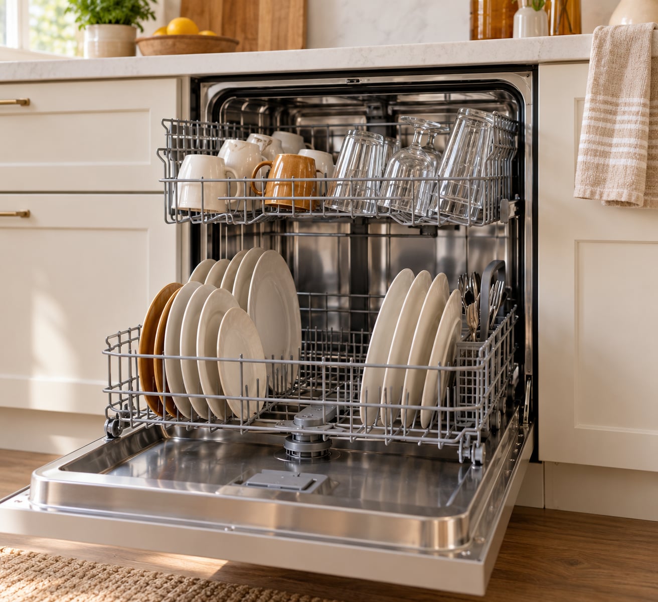 how to load a dishwasher correctly