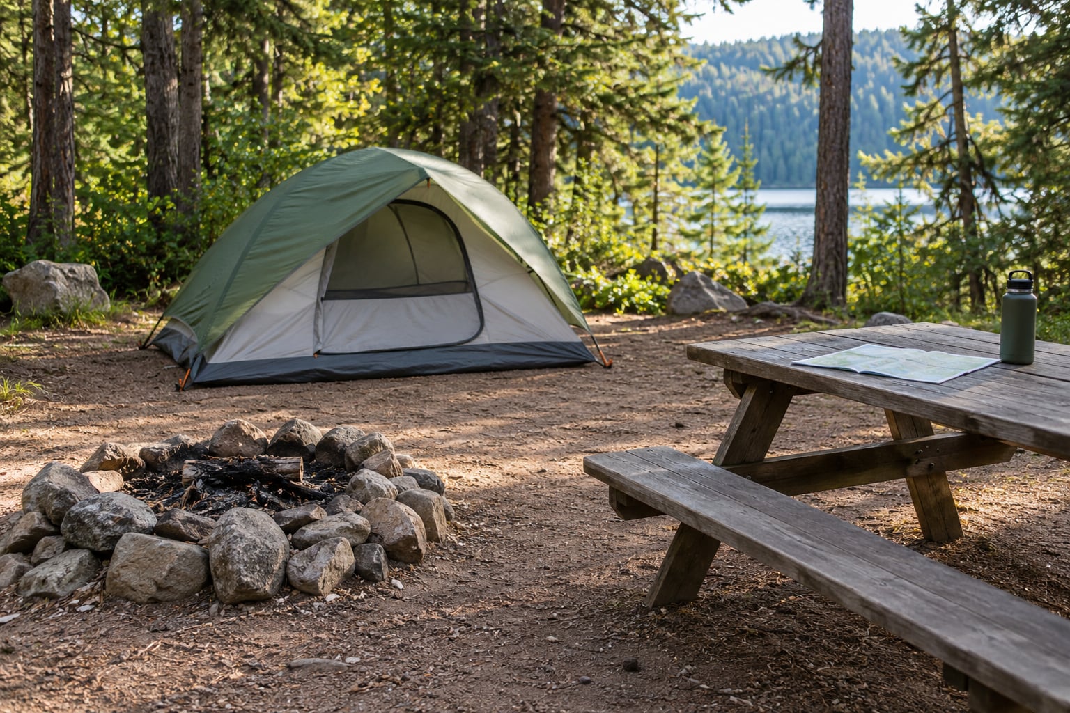 how to pick a campsite for beginners