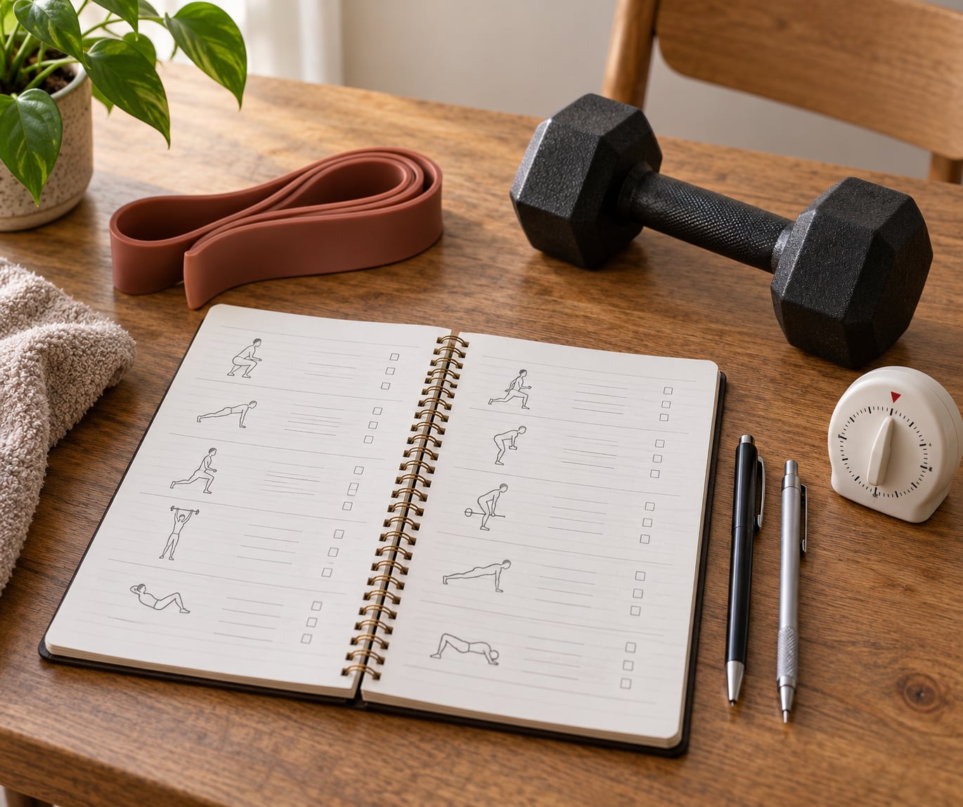 how to track workouts without an app