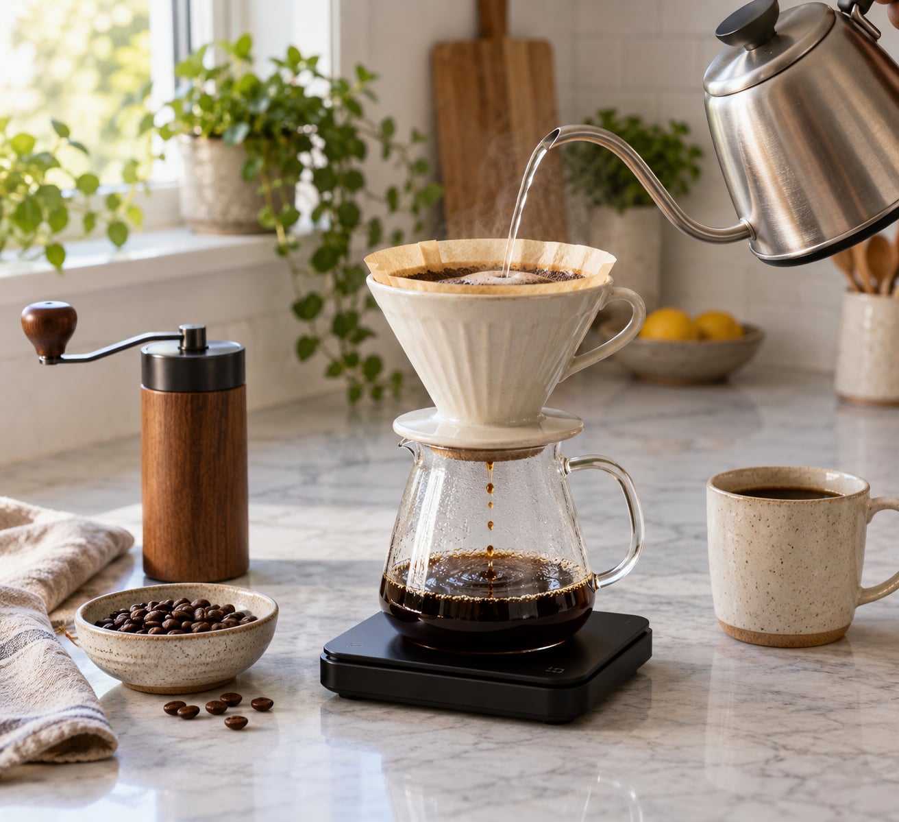 how to make pour over coffee for beginners