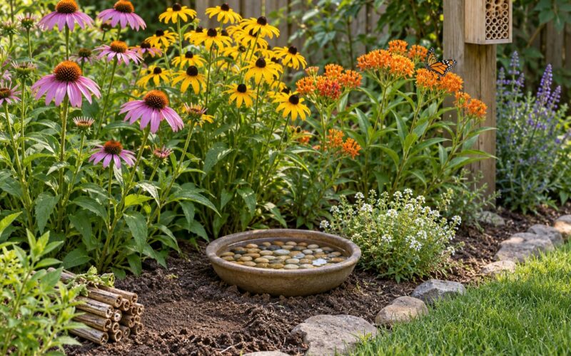 How to Attract Pollinators to a Small Yard: 8 Steps 2026