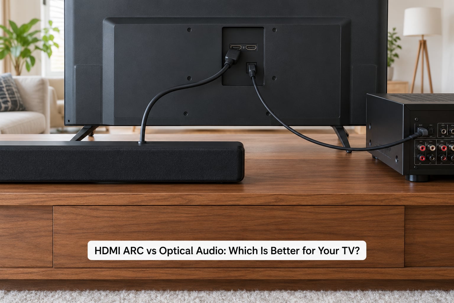 HDMI ARC vs Optical Audio: Which Is Better for Your TV?