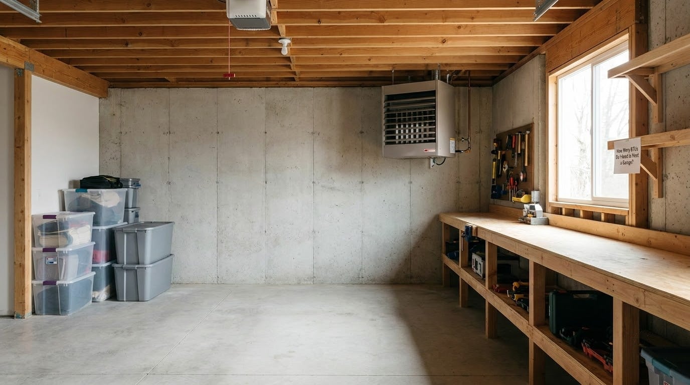 How Many BTUs Do I Need to Heat a Garage?