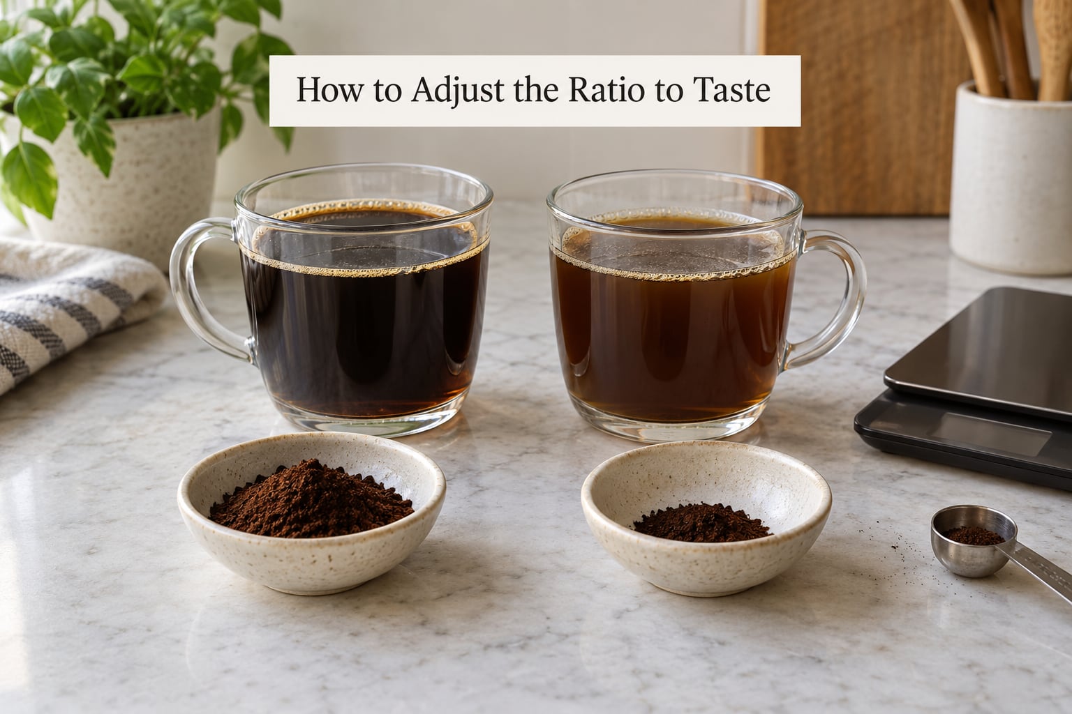 How to Adjust the Ratio to Taste