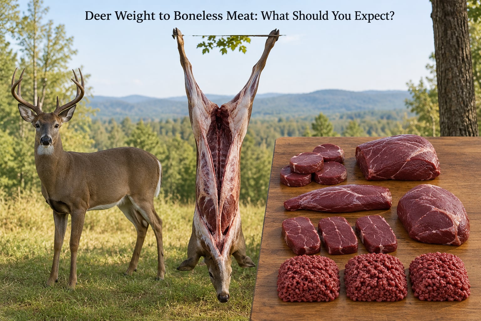 Deer Weight to Boneless Meat: What Should You Expect?
