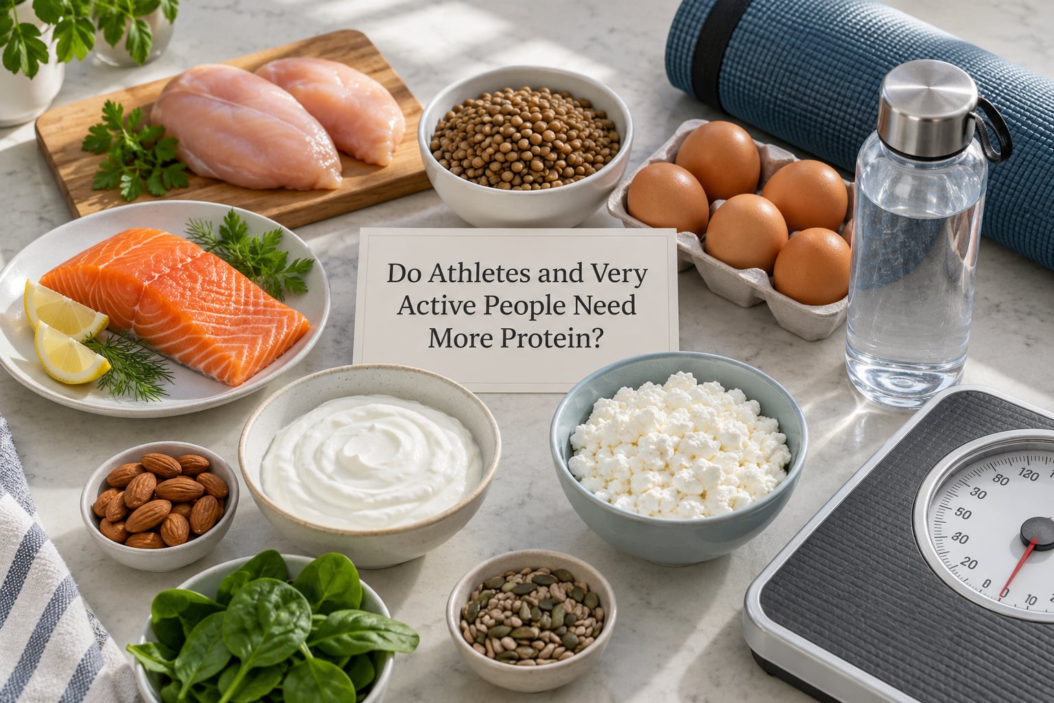 Do Athletes and Very Active People Need More Protein?