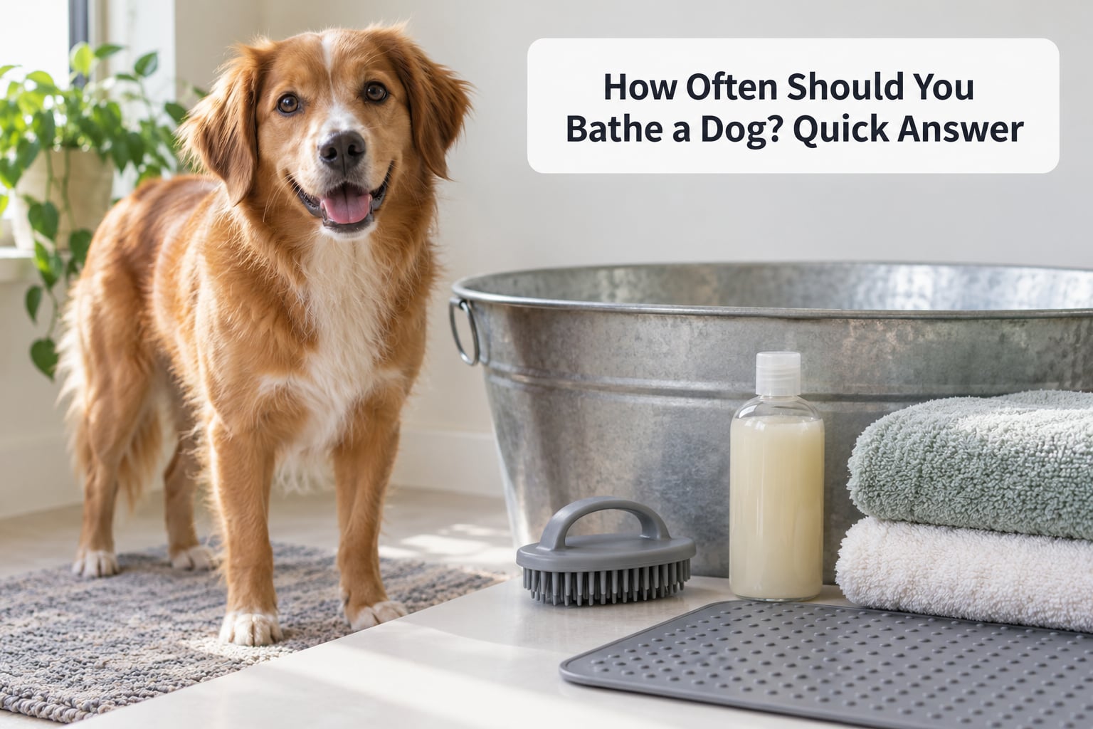 How Often Should You Bathe a Dog? Quick Answer