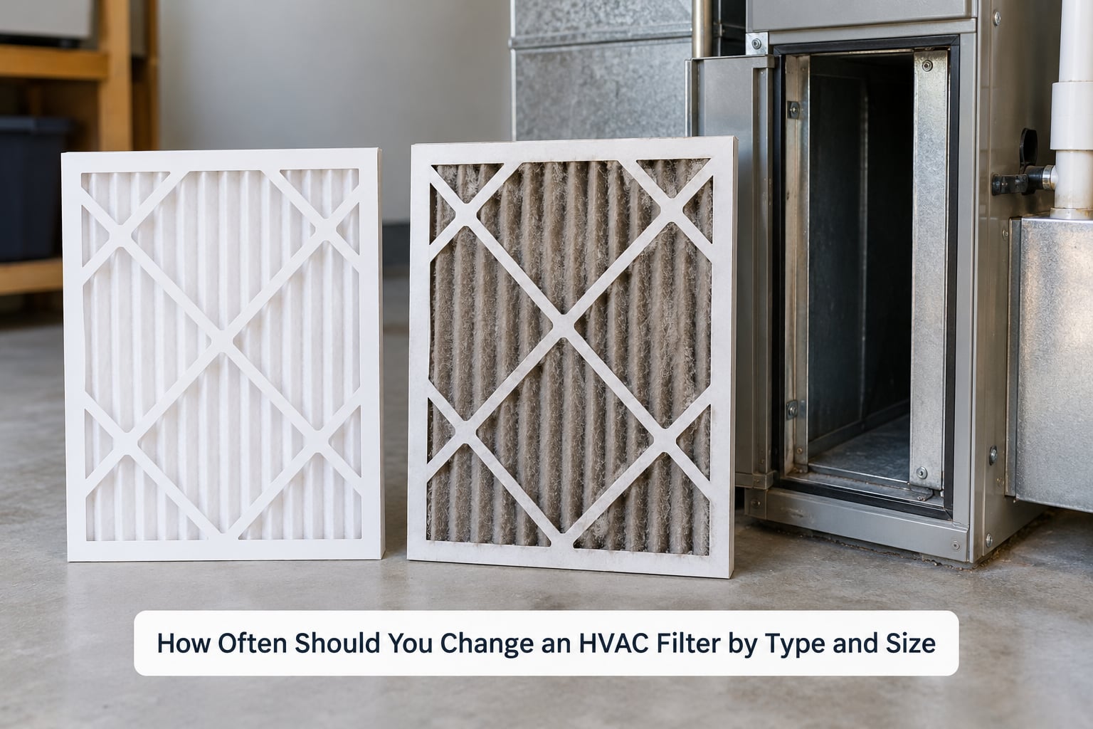 How Often Should You Change an HVAC Filter by Type and Size
