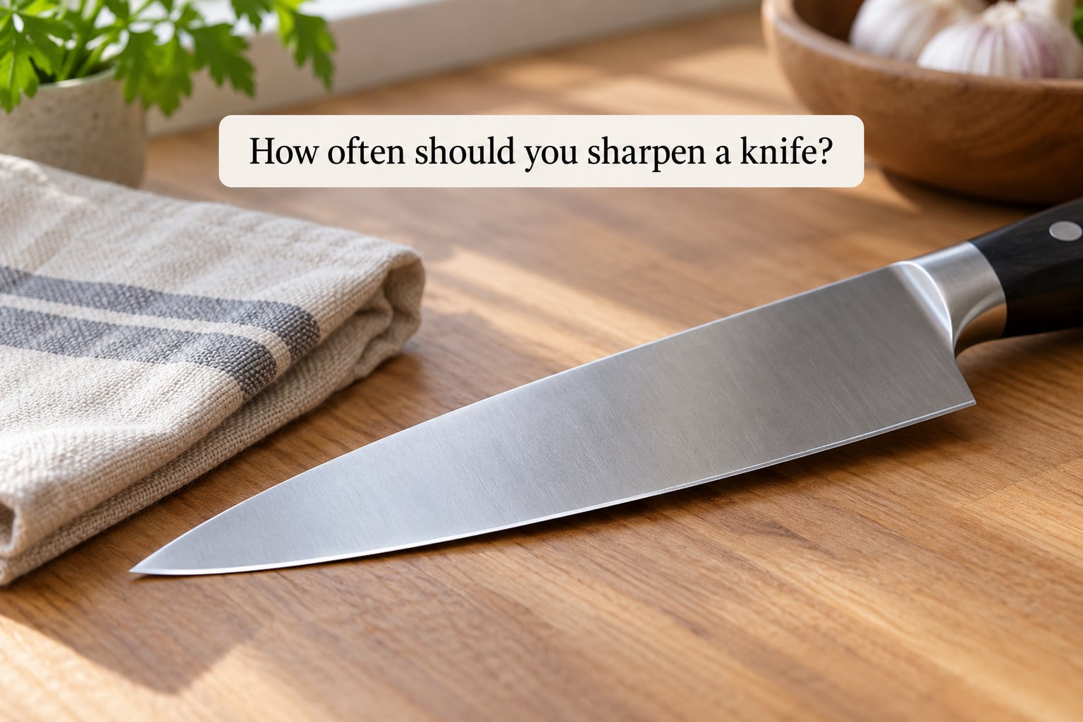 How often should you sharpen a knife?