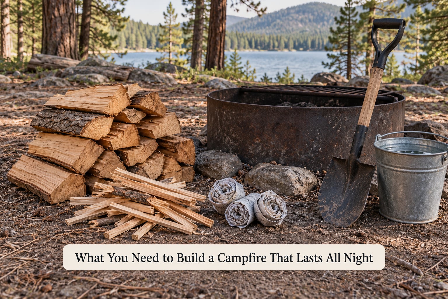 What You Need to Build a Campfire That Lasts All Night
