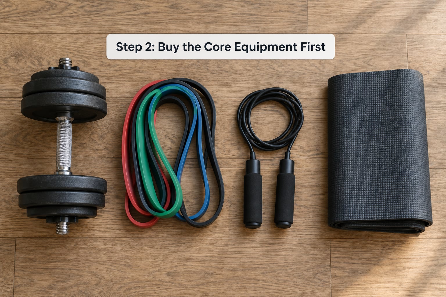 Step 2: Buy the Core Equipment First
