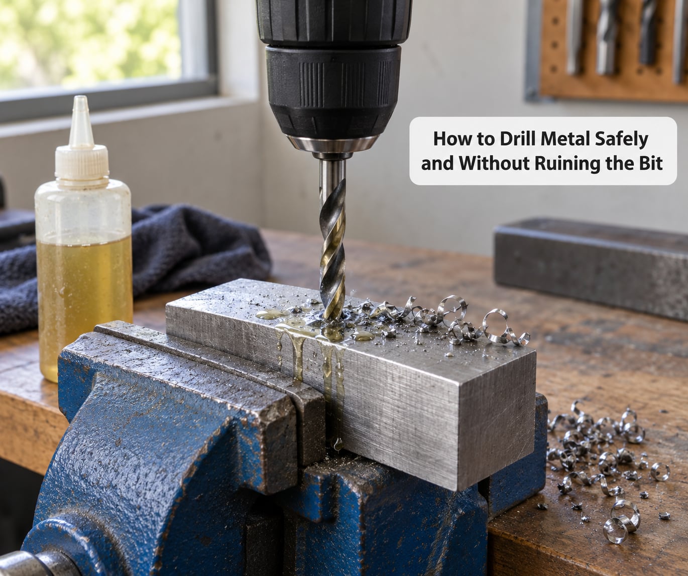How to Drill Metal Safely and Without Ruining the Bit