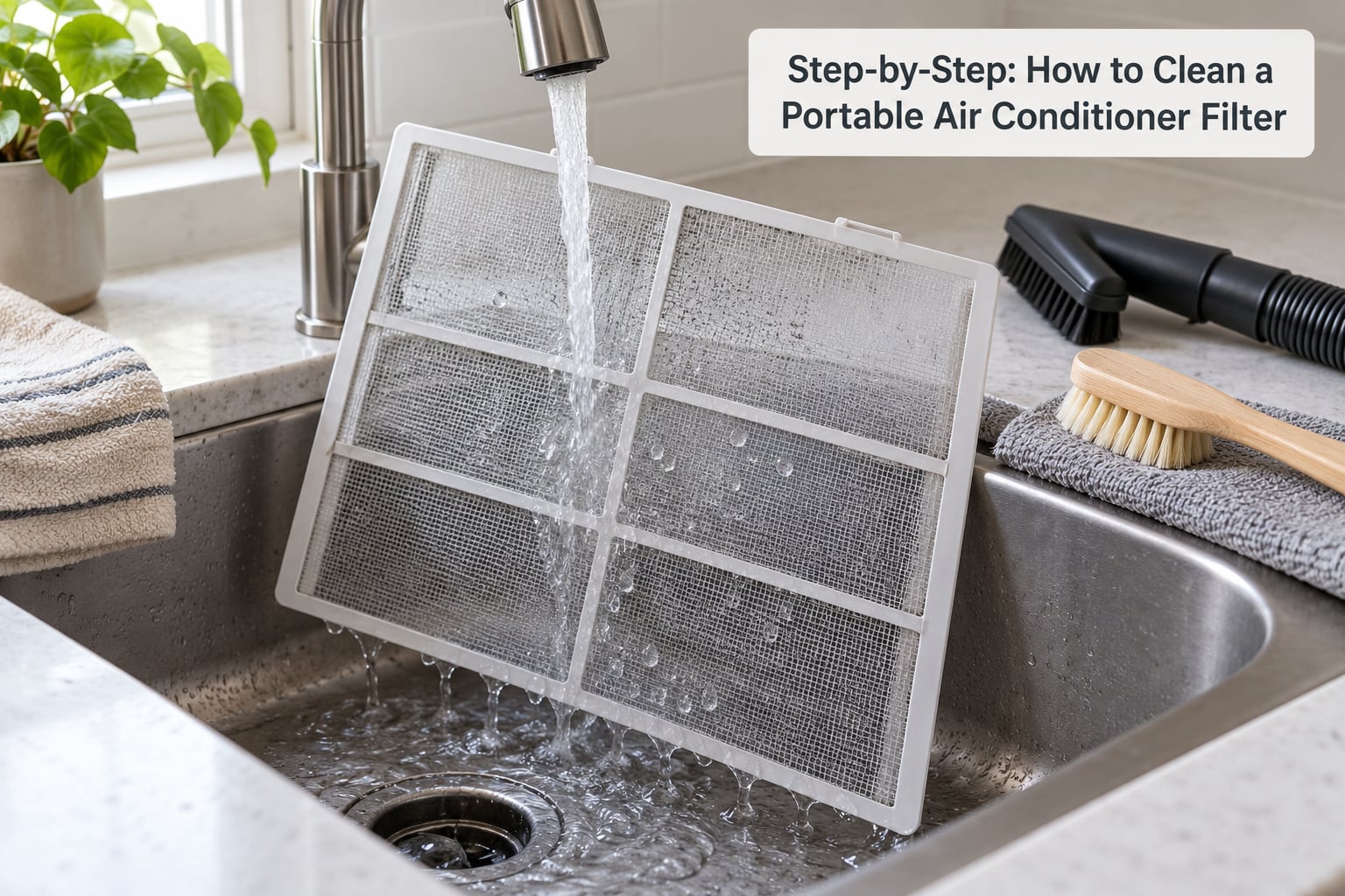 Step-by-Step: How to Clean a Portable Air Conditioner Filter