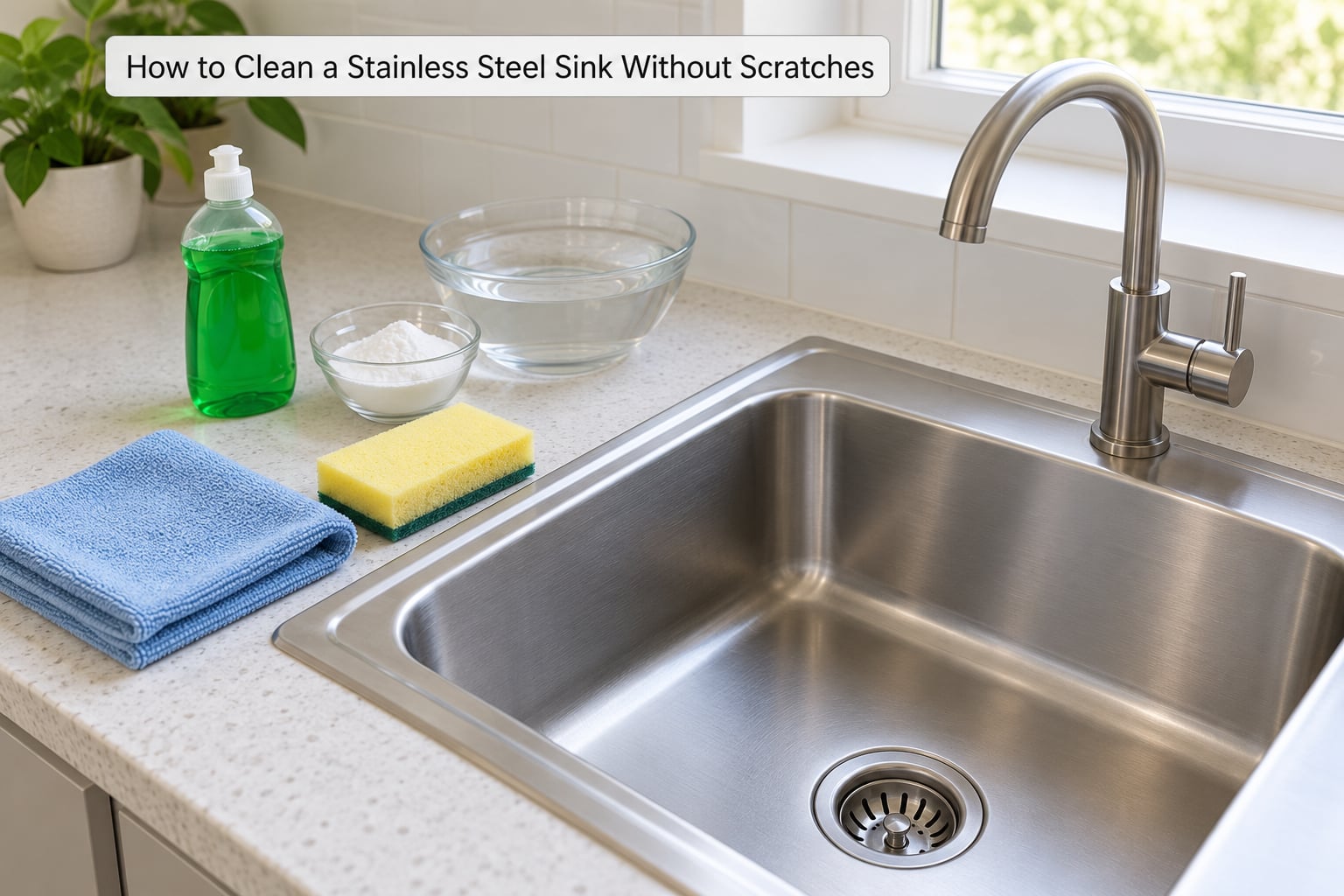 How to Clean a Stainless Steel Sink Without Scratches