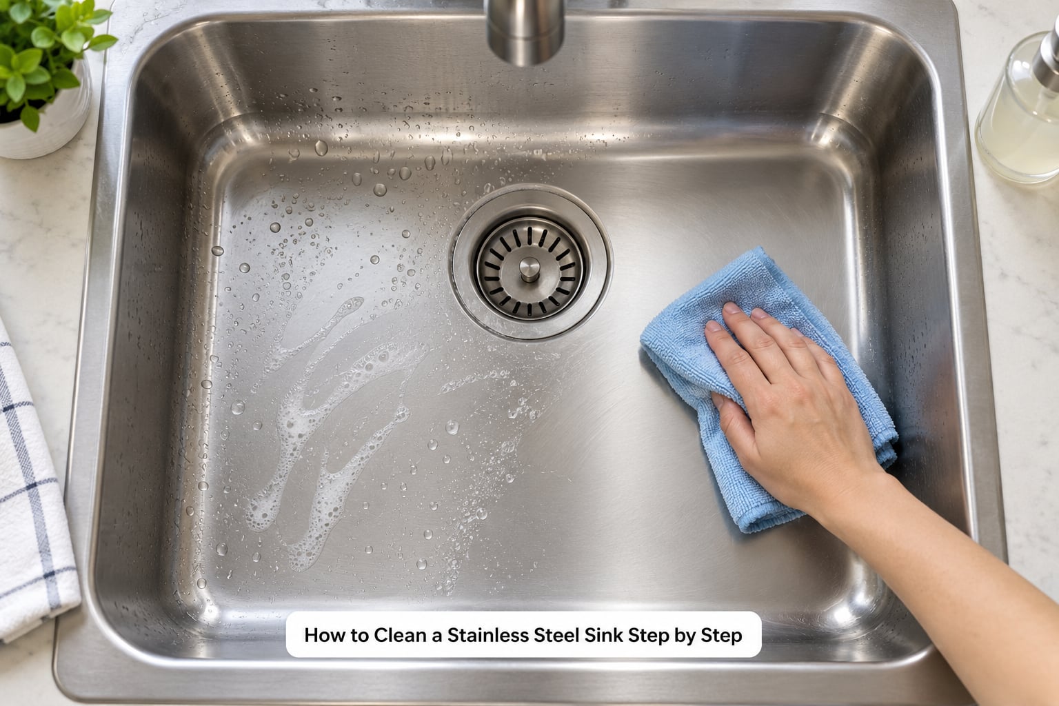 How to Clean a Stainless Steel Sink Step by Step