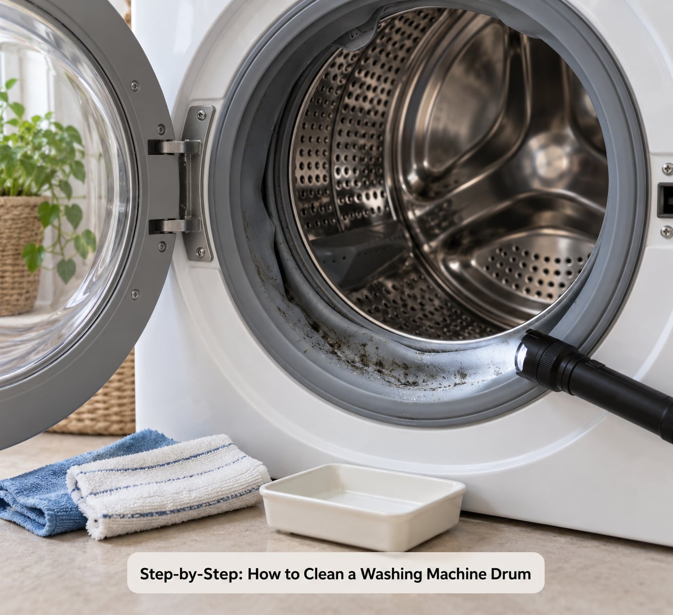 Step-by-Step: How to Clean a Washing Machine Drum