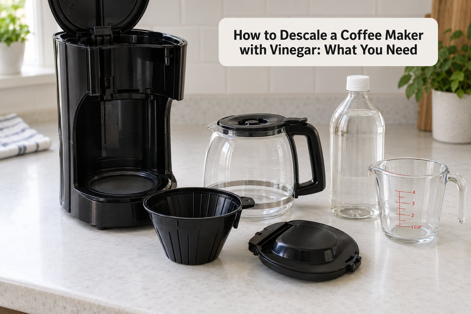 How to Descale a Coffee Maker with Vinegar: What You Need