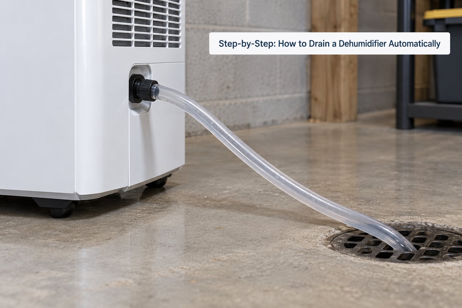 Step-by-Step: How to Drain a Dehumidifier Automatically