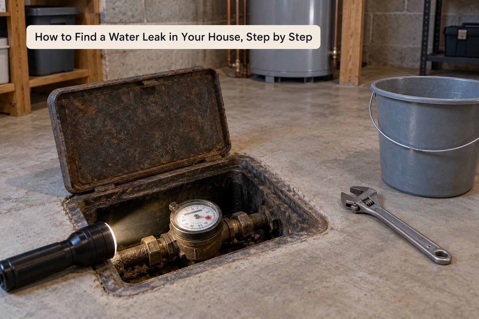 How to Find a Water Leak in Your House, Step by Step