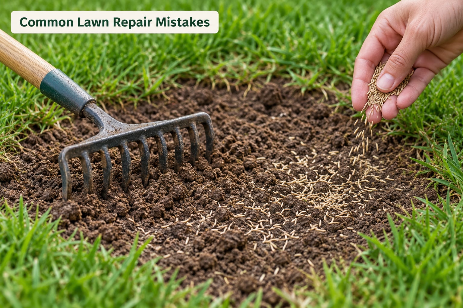 Common Lawn Repair Mistakes