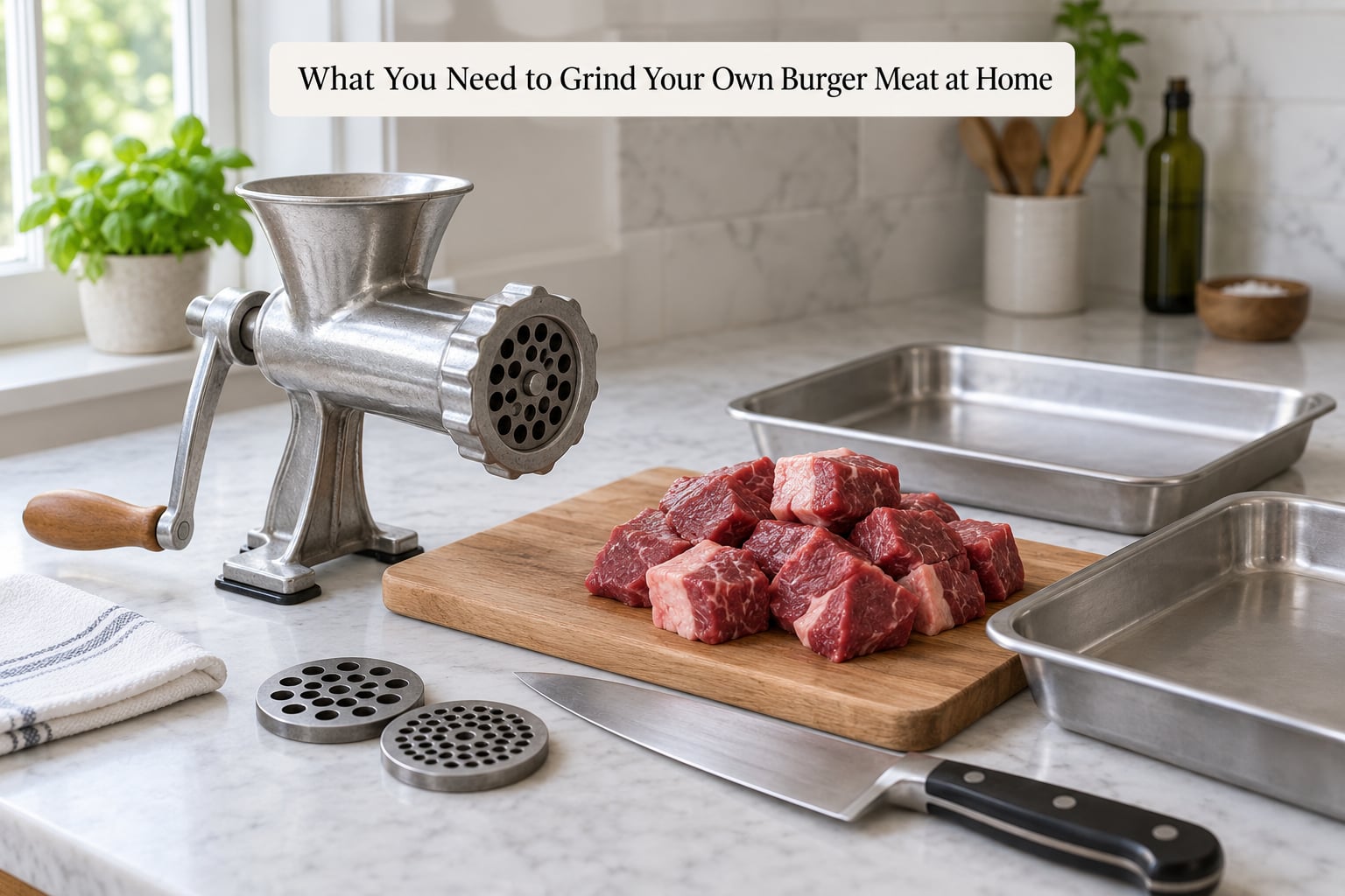 What You Need to Grind Your Own Burger Meat at Home