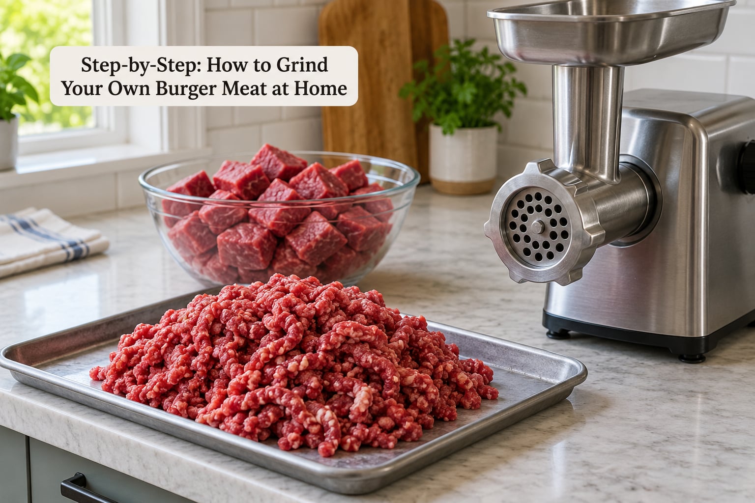 Step-by-Step: How to Grind Your Own Burger Meat at Home