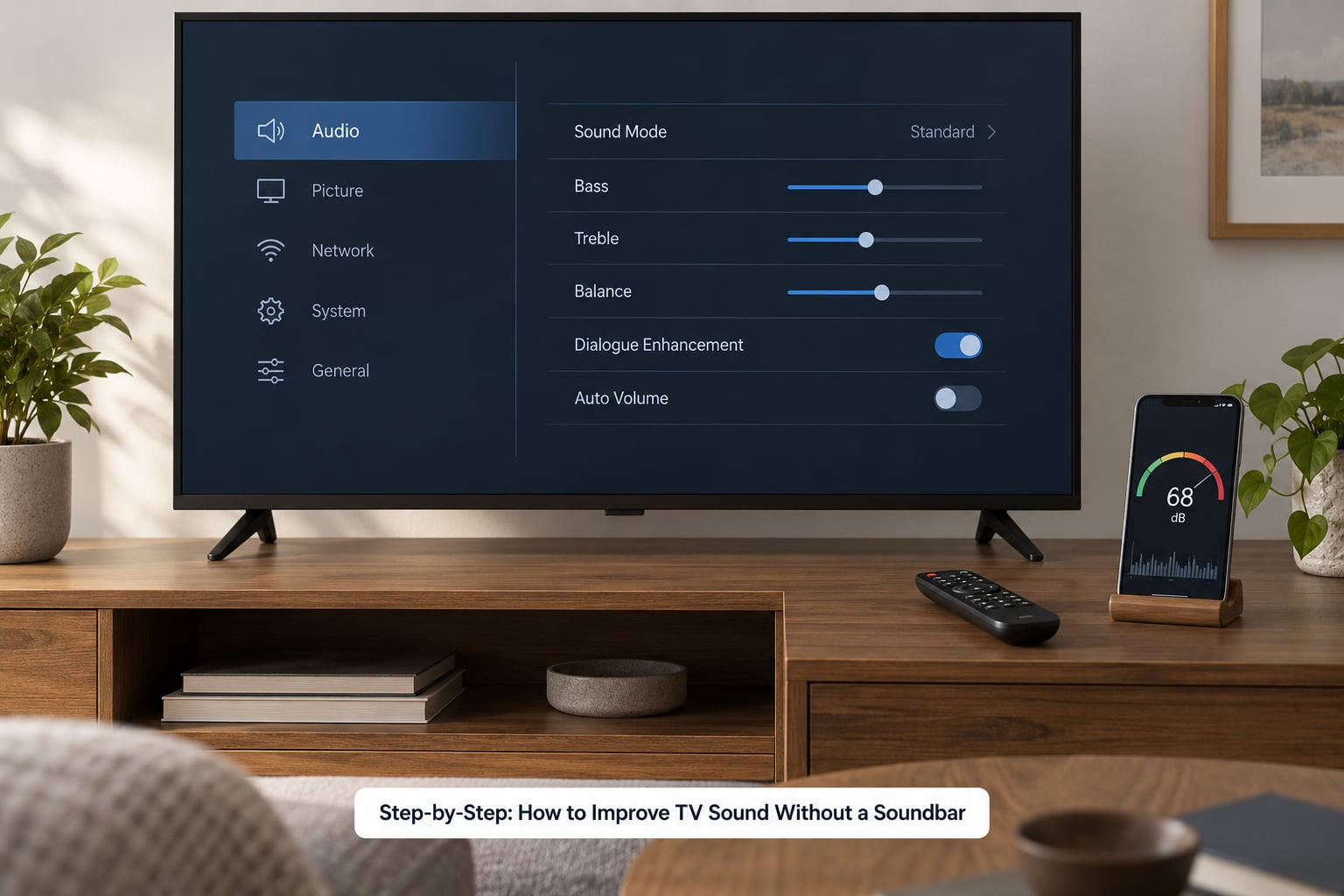 Step-by-Step: How to Improve TV Sound Without a Soundbar