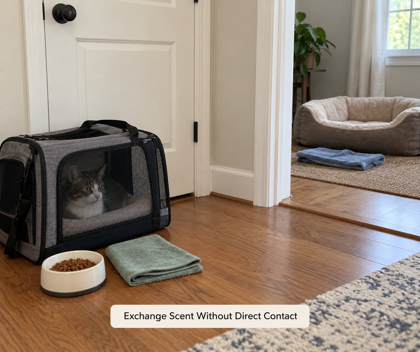 Exchange Scent Without Direct Contact